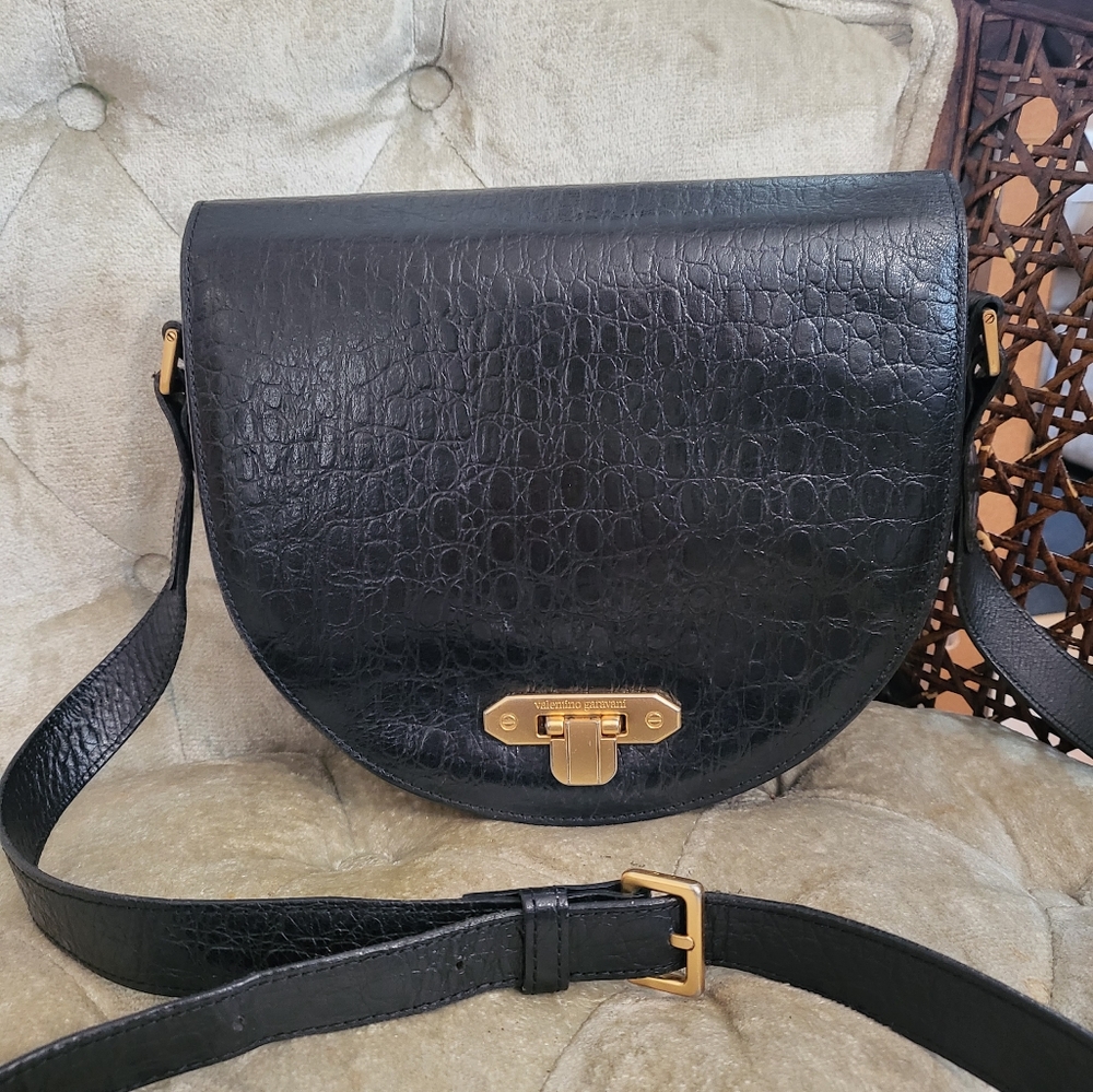 Authentic vintage Valentino Garavani saddle bag